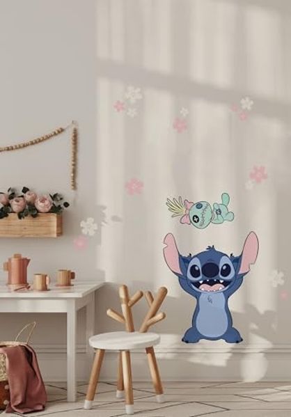 Komar Wandtattoo Disney Lilo and Stitch Lifesize (1 St), Künstler: Disney, 50 x 70 cm (Breite x Höhe) - Kinderzimmer, Wandsticker