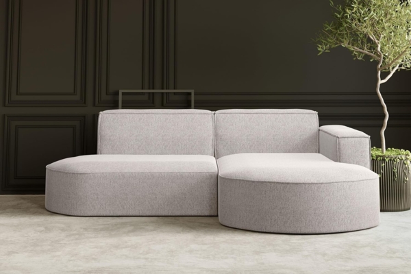 Kaiser Möbel Ecksofa Designer MODENA STUDIO L stoff Poso, Neve, Quelle