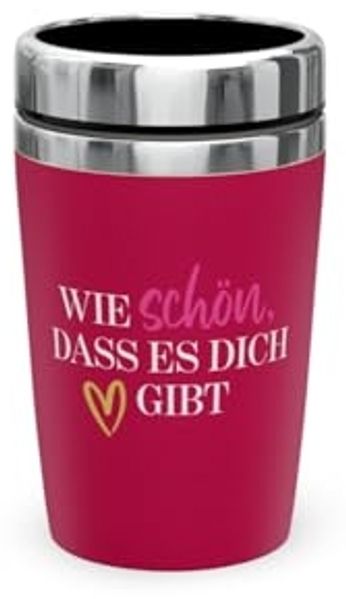 Thermobecher Isolierbecher Kaffeebecher To Go 240ml la vida Herz 3887131