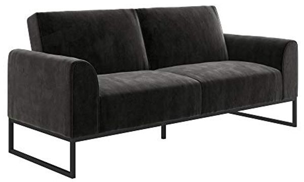 CosmoLiving by Cosmopolitan Schlafsofa Adley, 1 Teile, Veloursstoff, Schlaffunktion, Rückenlehne 2-teilig, Sitzhöhe 47,5 cm