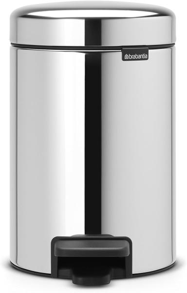 Brabantia 'NewIcon' Treteimer, Brilliant Steel, 3 Liter