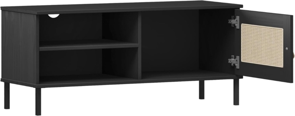 Woodroom TV-Board Valencia, Kiefer massiv lackiert, BxHxT 105x47x40 cm Bild 3