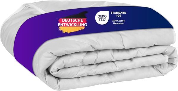 Traumnacht Kamelhaardecke, aus 100% Kamelhaar leichte Sommerdecke, 135x200 cm, weiß, Öko-Tex zertifiziert, produziert nach deutschem Qualitätsstandard