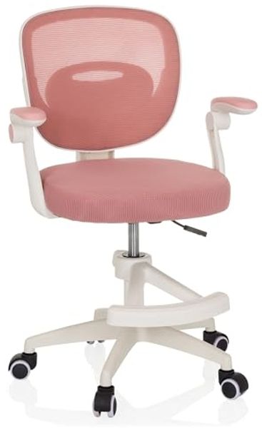 hjh OFFICE Drehstuhl Kinderdrehstuhl KIDDY SMART Stoff (1 St), Kinder Bürostuhl mitwachsend, ergonomisch