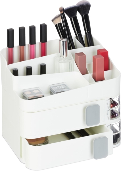 relaxdays Make-Up Organizer mit Schublade