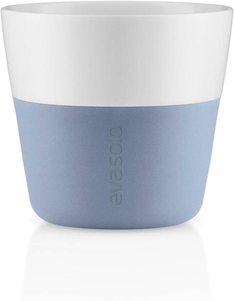 Eva Solo Lungo-Becher Blue Sky, 2er Set, Kaffeebecher, Porzellan / Silikon, 230 ml, 501127