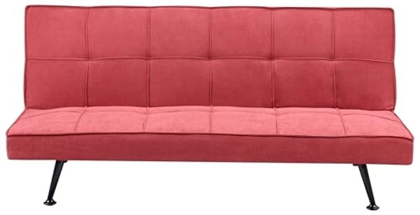 Schlafsofa HASLE Rot Stoff