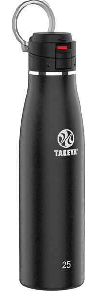 Takeya Takeya Actives Traveler Isolierflasche 25oz / 740ml Onyx th0at740on