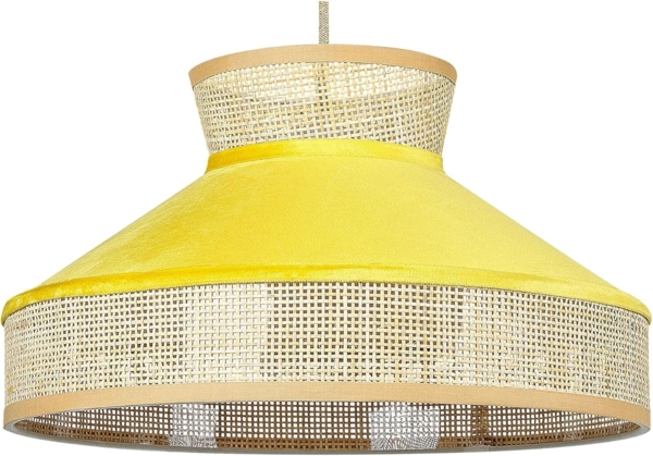 Hängeleuchte BATALI Rattan Senfgelb