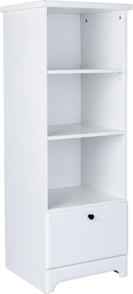 Standregal »Thilo« Soft-Close MDF Weiß / Schwarzer Metallgriff, Arthur Berndt