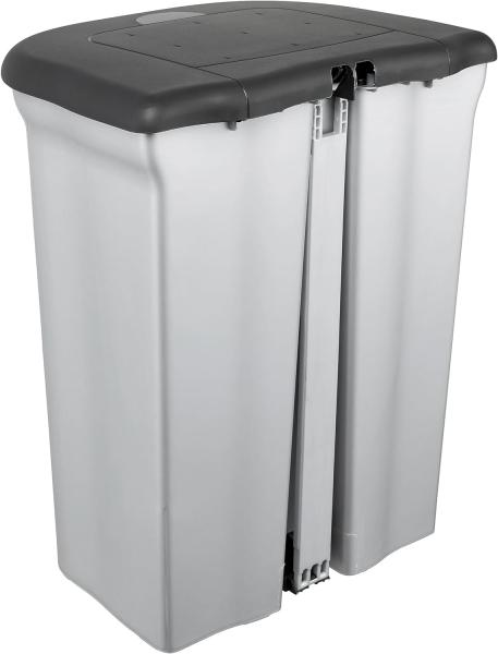 KEEEPER Step&Close DUO Treteimer 2x11 Liter Bild 3