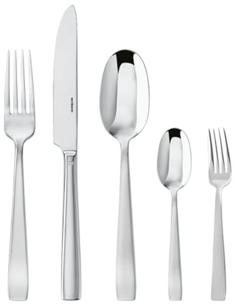Rosenthal Sambonet Besteck-Set Flat Silber (30-teilig) S0015-S00013-S1896