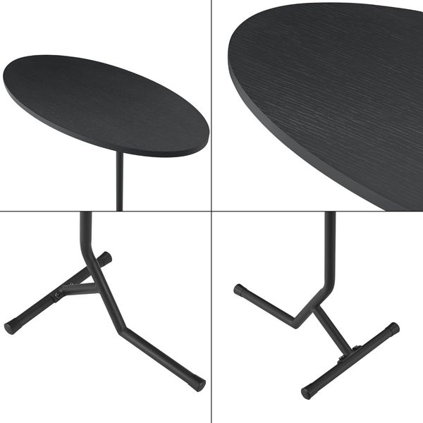 Beistelltisch Karlebo 55x60x30cm Schwarz [en. casa] Bild 7