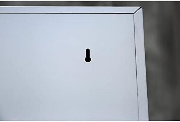 Stahl-Aktenschrank Metallschrank abschließbar Büroschrank Stahlschrank 195 x 92,5 x 60 cm Lichtgrau 530360 Bild 6