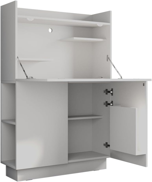 Sekretär Schreibtisch Alena Weiß 85 x 27 cm Vicco