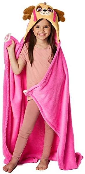 Paw Patrol Skye Luksus Poncho med hætte