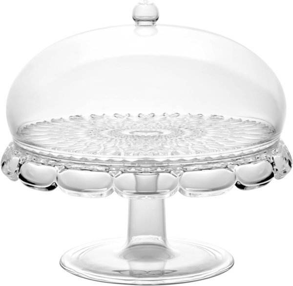 Guzzini VANITY Kuchenplatte mit Fuß und Haube Clear