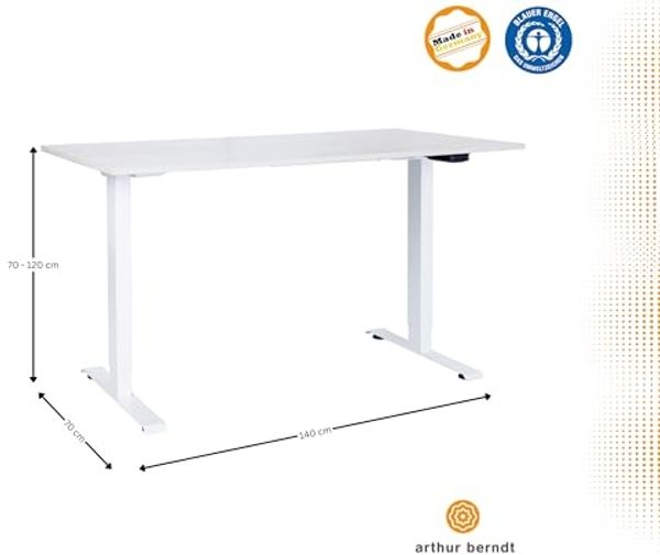 arthur berndt Schreibtisch Schreibtisch »Mathea« elekrisch höhenverstellbar Bild 3