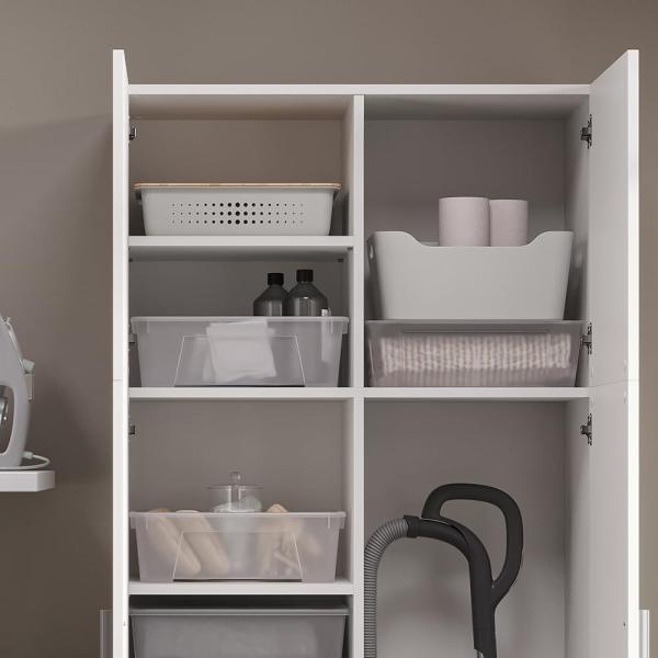 Aktenregal Ingo Weiß 80 x 182.4 cm mit Schublade Vicco Bild 5