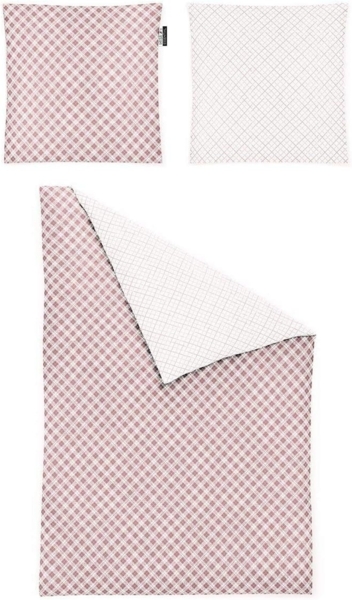 Irisette Mako-Satin Kissenbezug Bea 8254 rosa 40 x 80 cm