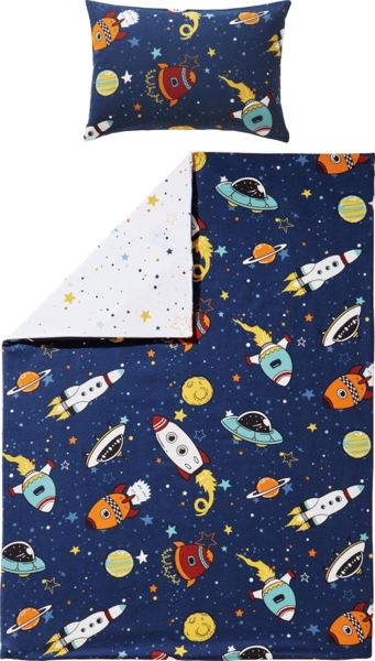 Erwin Müller Kinderbettwäsche Kinder-Wendebettwäsche, Biber, 2 teilig, Motiv