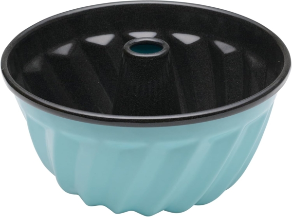 Riess Gugelhupfform Emaille Blau Kristallblau 22cm Bild 1