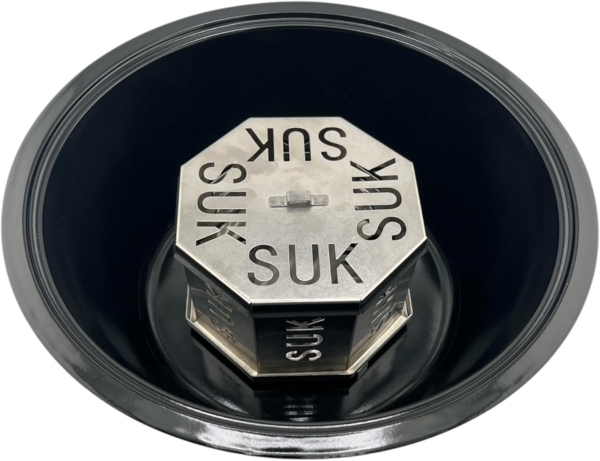 SOUK ONE Tischgrill mit Aktivbelüftung, Holzkohlegrill Grill mit Lüfter, Campinggrill BBQ Outdoor (Grau) Bild 7