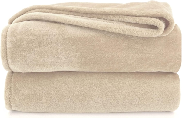 Wohndecke Premium Super Soft Flanell Kuscheldecke Sofadecke, heimtexland, super weich und flauschig, Allergiker geeignet, atmungsaktiv