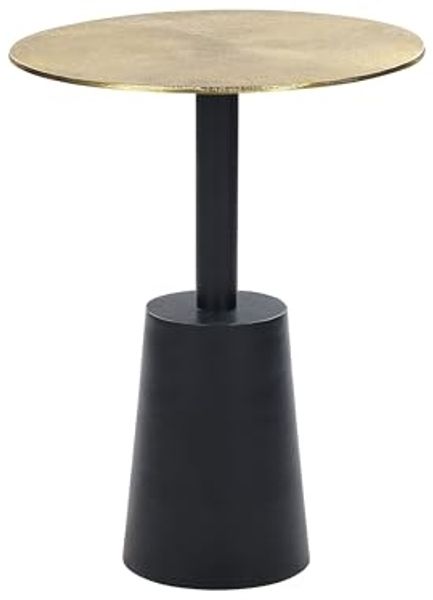 Beliani 'TANAMI' Beistelltisch, Metall Gold, 48 x 36 x 36 cm