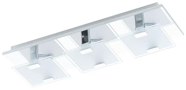 Eglo 93313 Wandleuchte/Deckenleuchte LED VICARO chrom, LED max. 3X2,5W