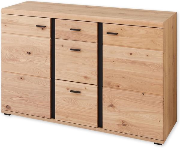 Kommode Sonos , Echtholz, Holzwerkstoff , Holzfarben , 134 x 86 x 42 cm