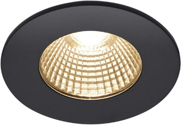SLV No. 1002098 PATTA-I LED Outdoor Deckeneinbauleuchte rund DL IP65 schwarz 1800-3000K