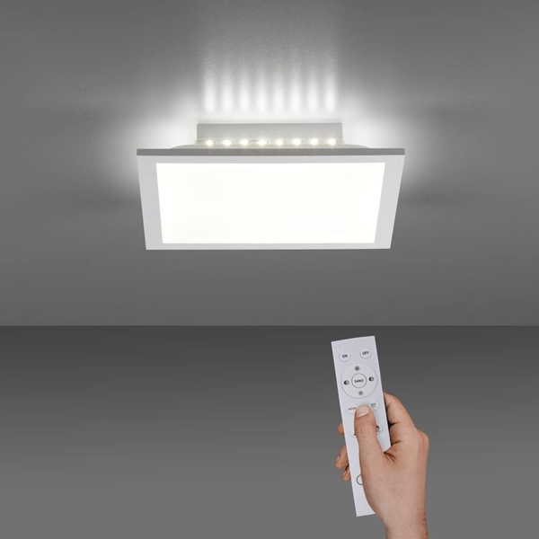 SellTec LED Deckenleuchte LED Deckenlampe Panel Backlight, CCT-Farbtemperaturregelung, Dimmfunktion, 1xLED-Board/14W, Warmweiß bis Kaltweiß, CCT Farbwechsel dimmbar per Fernbedienung