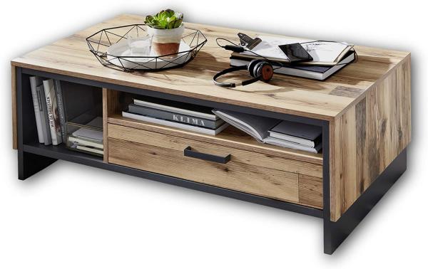 Couchtisch PRATO 110x65 cm Oldwood Alpine Lodge und Graphit Dekor