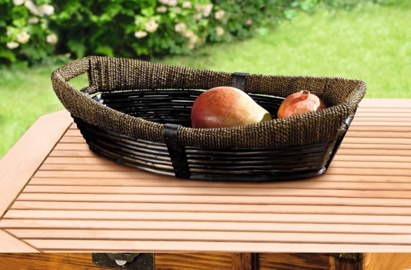 Schale Schiffchen Tischschale Dekoschale Obstschale Obstkorb Schüssel Füllkorb Bild 5