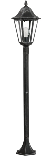 Eglo 93463 Stehleuchte NAVEDO schwarz, silber-patina, E27 max. 1X40W