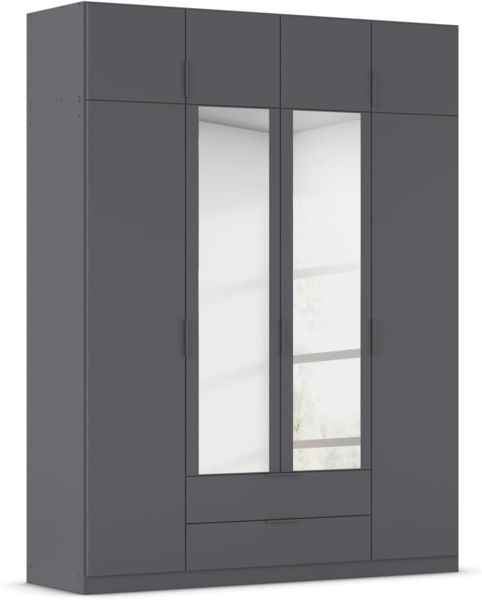 rauch Kleiderschrank Drehtürenschrank Schrank Garderobe Ankleide Schlafzimmer LAGOA (in 3 verschiedenen Ausstattungen BASIC/CLASSIC/PREMIUM) geräumige Schubladen, 3 Breiten, optional mit Aufsatz MADE IN GERMANY