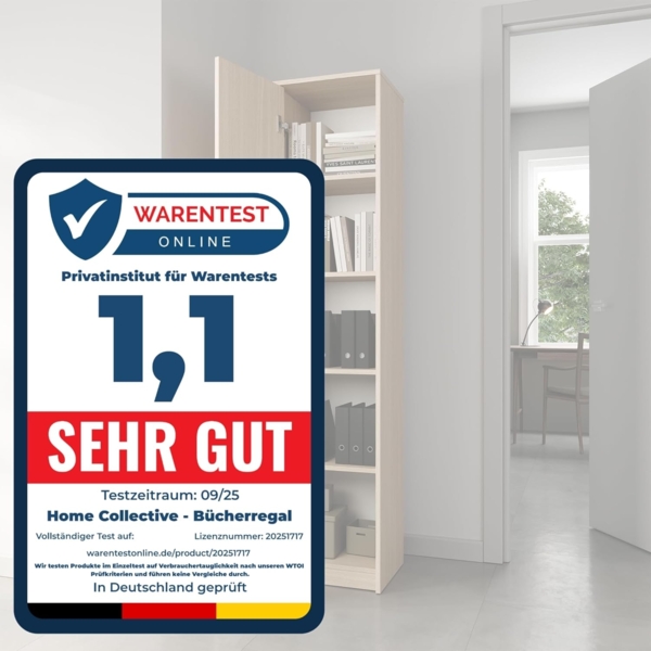 Schrank Mehrzweckschrank Sonoma 40cm Breite 180cm Höhe mit Vier Einlegeböden schmaler Aktenschrank Organizer Kleiderschrank aus MDF Holz Bild 7