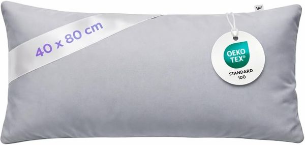 Wolkenfeld Kissenbezug Mikrofaser Kissenbezug - Allergiker Kopfkissenbezug - unfassbar weich, Größe 80x80, 40x80 und 70x90 cm I versteckter Reißverschluss