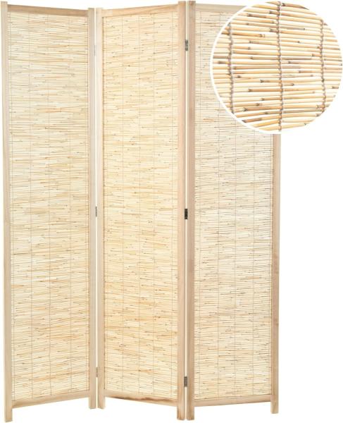 DESIGN DELIGHTS Paravent RAUMTEILER "PLAYA", Schilfrohr, 170x120 cm, Natur Paravent, Farbe: