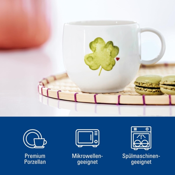 Villeroy & Boch With Love Henkelbecher 290 ml Good Luck Bild 2