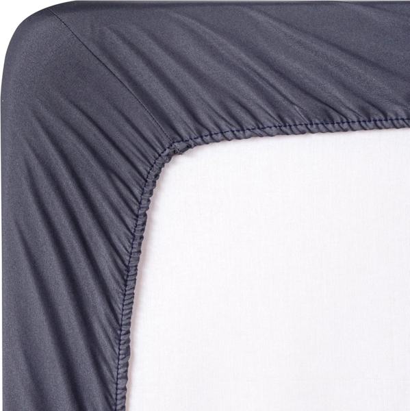 Spannbettlaken aus gebürsteter Mikrofaser, extra weich, für Betten 140x190/200 cm, Dunkelgrau Bild 3