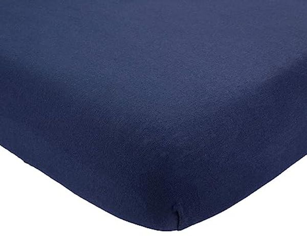 Spannbettlaken, 60x120 cm, Marineblau