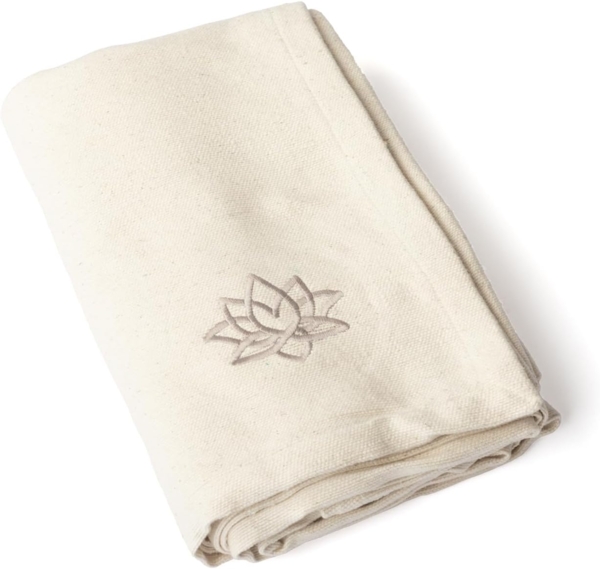 Wohndecke Yogadecke SHAVASANA, Baumwolle natur, bodhi
