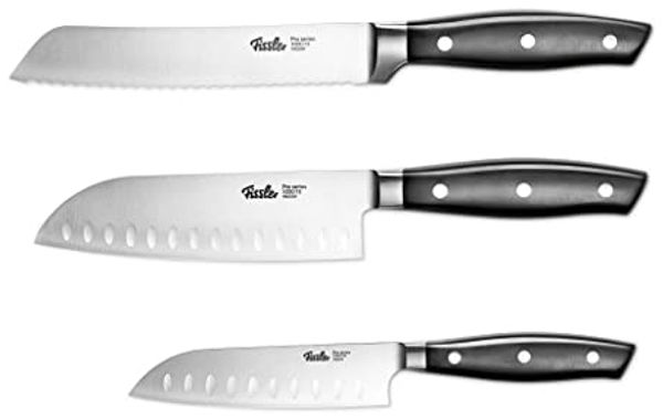 Fissler Messer-Set Profi Messer - Edelstahl Messer mit Spezialklinge, Messerset, Küchenmesser Fleischmesser, Allzweckmesser Sushi Messer