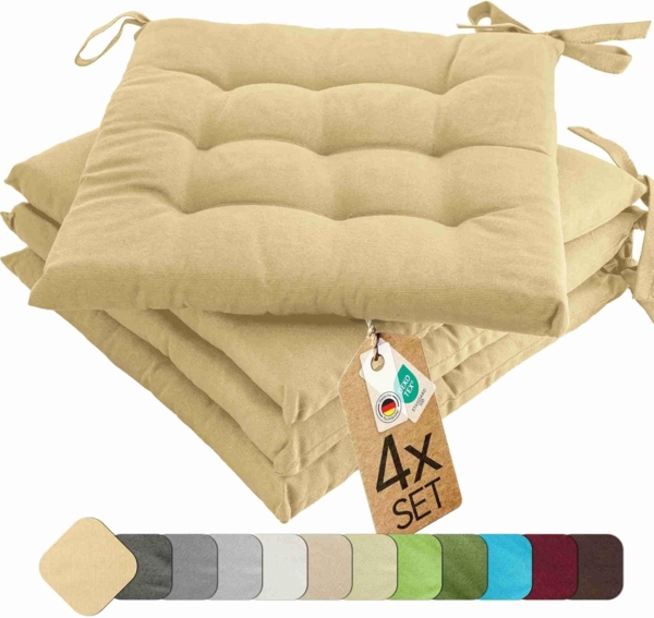 etérea Himmlische Qualität Sitzkissen etérea Sitzkissen Stuhlkissen Basic Auflage und