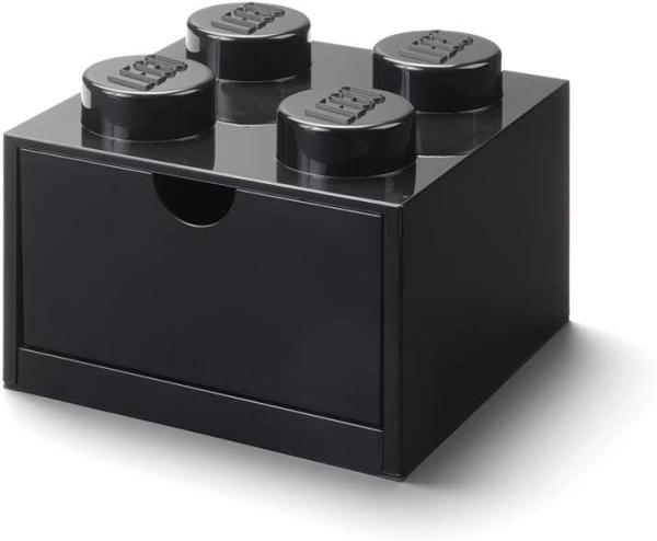 Lego Brick 4 Desk Drawer czarny