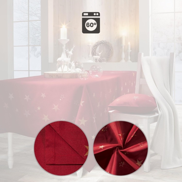 Erwin Müller Tischdecke Tischdecke, Sterne Bild 4