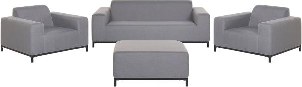 Lounge Set ROVIGO Polyester Grau