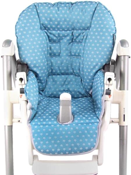 BambiniWelt by Rafael K. Hochstuhlauflage Ersatzbezug Sitzkissen kompatibel mit PEG PEREGO Prima Pappa Diner, für Kinderhochstuhl